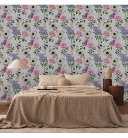 Tapet - Roses and Lilacs