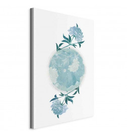 Quadro - Floral Planet (1 Part) Vertical