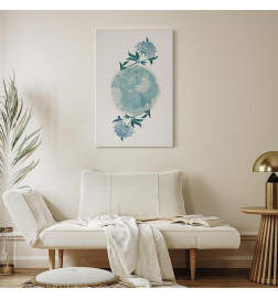 Canvas Print - Floral Planet (1 Part) Vertical