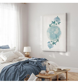 Canvas Print - Floral Planet (1 Part) Vertical