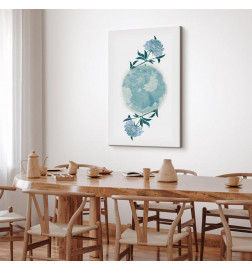 Canvas Print - Floral Planet (1 Part) Vertical