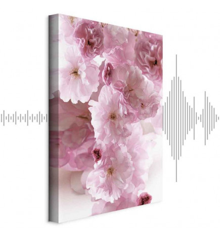 Quadro - Flowery Glamour (1-part) - Flower Petals in Shades of Pink