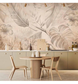 Mural de parede - Tropic in Sepia