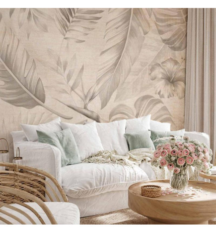 Mural de parede - Tropic in Sepia