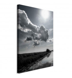 Quadro - Sun Over Clouds (1-part) - Sky Reflection in Water Field