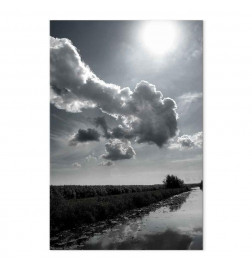 Paveikslas - Sun Over Clouds (1-part) - Sky Reflection in Water Field