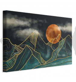 Schilderij - Mountain Calm (1 Part) Wide