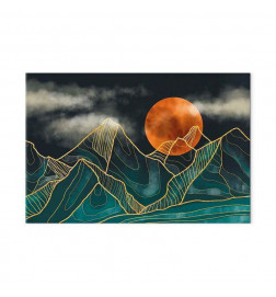 Leinwandbild - Mountain Calm (1 Part) Wide