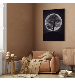 Schilderij - Lone Tree (1 Part) Vertical