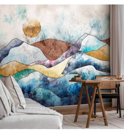 Fotomural - Stained Glass Landscape