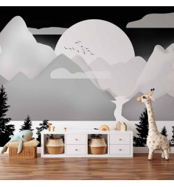 Wall Mural - Landscape at Sunset - Second Variant