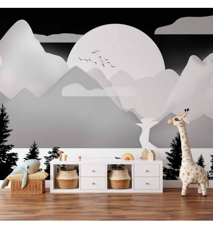 Wall Mural - Landscape at Sunset - Second Variant