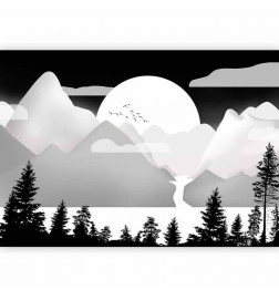 Fototapet - Landscape at Sunset - Second Variant