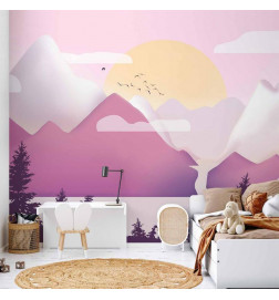 Wall Mural - Landscape at Sunset - Third Variant