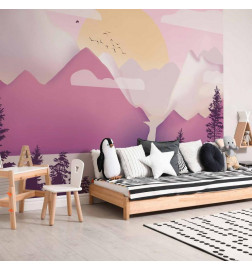 Mural de parede - Landscape at Sunset - Third Variant