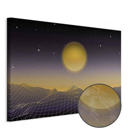 Tablou - Futuristic landscape 3 (1 Part) Wide