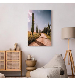 Cuadro - Italian cypresses (1 Part) Vertical