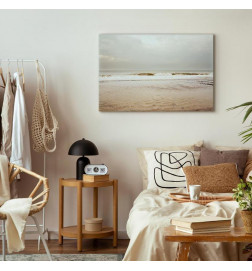 Schilderij - Sea After Storm (1 Part) Wide