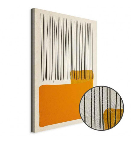 Canvas Print - Rain on the Beach (1 Part) Vertical