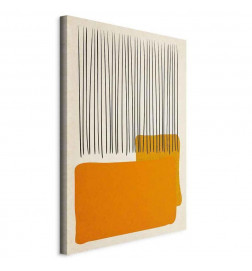 Canvas Print - Rain on the Beach (1 Part) Vertical