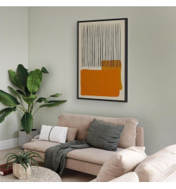 Canvas Print - Rain on the Beach (1 Part) Vertical