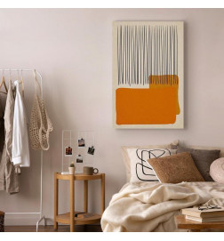 Quadro - Rain on the Beach (1 Part) Vertical