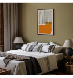 Leinwandbild - Rain on the Beach (1 Part) Vertical