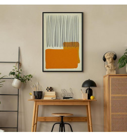 Canvas Print - Rain on the Beach (1 Part) Vertical