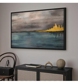 Canvas Print - Golden City (1 Part) Wide