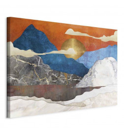 Schilderij - Mountain Idyll (1 Part) Wide