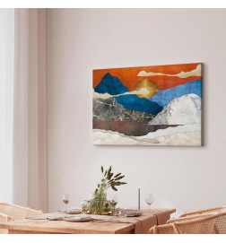 Leinwandbild - Mountain Idyll (1 Part) Wide