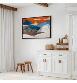 Schilderij - Mountain Idyll (1 Part) Wide