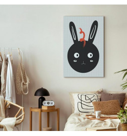 Leinwandbild - Rabbit Sees Everything (1 Part) Vertical