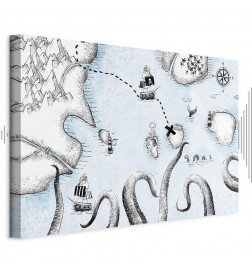 Cuadro - Treasure Map (1 Part) Wide