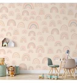 Fototapet - Pastel Rainbows