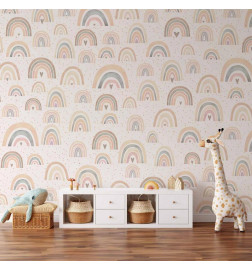 Foto tapete - Rainbows and Hearts