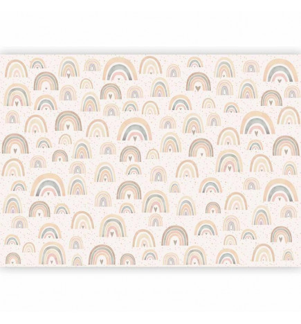 Carta da parati - Rainbows and Hearts