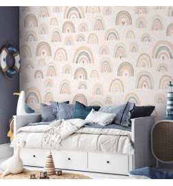 Mural de parede - Rainbows and Hearts