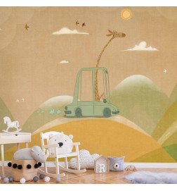 Fototapeta - Traveling Giraffe