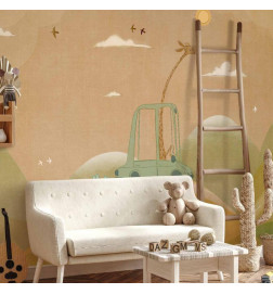 Fototapeta - Traveling Giraffe