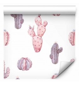 Behang - Pink Cacti