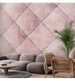 Fototapet - Perfect cuts - uniform geometric pattern in tiled pattern with pattern