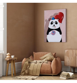 Tablou - Panda with a Balloon (1 Part) Vertical