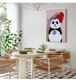 Slika - Panda with a Balloon (1 Part) Vertical