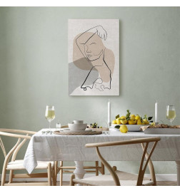 Schilderij - Romantic Morning (1 Part) Vertical