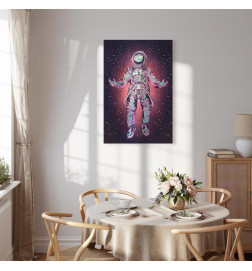 Schilderij - Lonely Traveler (1 Part) Vertical