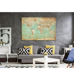 Decorative Pinboard - Celadon Journey