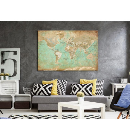 Decorative Pinboard - Celadon Journey