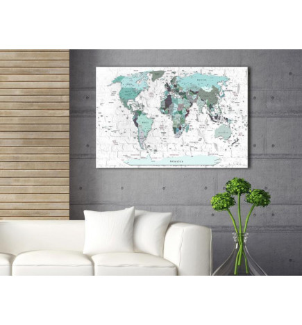 Pilt korkplaadil - Sky-blue Border