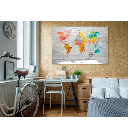 Korkbild - Multicolored Travels